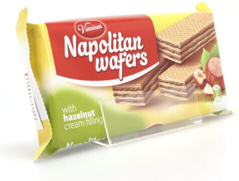 Vincinni Вафла Мляко Лешников крем 160gr 1бр