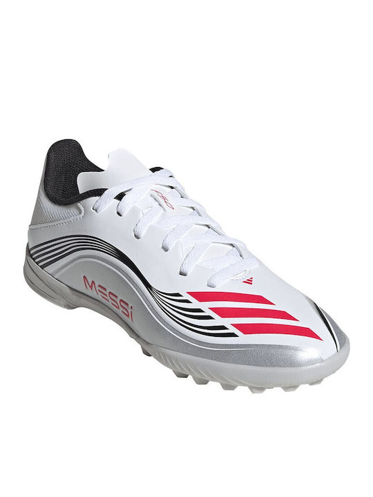 F50 Messi League TF Kids Soccer Cleats And Shoes Turf White