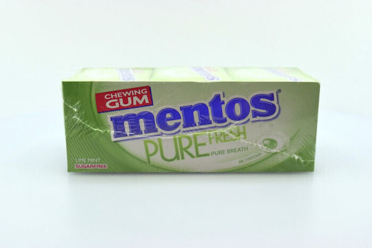 Mentos Дъвки За Дъвчене Pure Fresh Лайм Мента 30гр