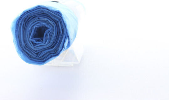 TnS Trash Bags with Drawstring 70x95cm 10pcs Blue
