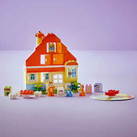 LEGO Duplo Bluey's Family House With Memory Game for 3+ Years 83 Pieces