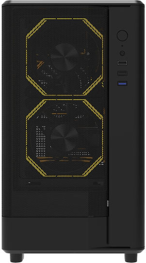 Darkflash DB330M Mesh Midi-Turm Computergehäuse Schwarz
