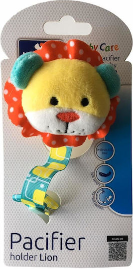 Lorelli Pacifier Ribbon Lion with Animals Made of Polychrome Fabric