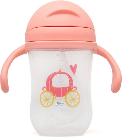 Kiokids Princess Baby Sippy Cup Plastic with Handles Multicolour for 6m+ 300ml