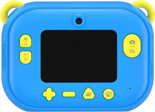Instant Kids Παιδική Φωτογραφική Μηχανή 12MP με Θερμική Εκτύπωση Dinosaur Μπλε