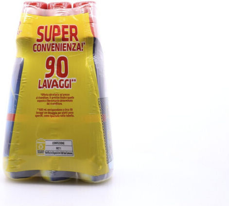Finish All in One Max Gel Πλυντηρίου Πιάτων με Άρωμα Λεμόνι 3x600ml 90 Μεζούρες