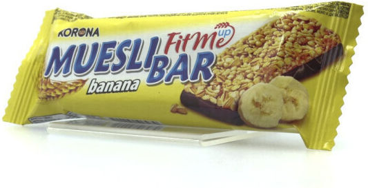Korona-M Muesli Fit Me Up Cereal Bar With Banana 50gr
