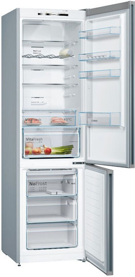 Bosch Combină frigorifică 368lt Total NoFrost Î203xL60xA66cm. Gri KGN39VIEB
