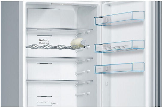 Bosch Combină frigorifică 368lt Total NoFrost Î203xL60xA66cm. Gri KGN39VIEB