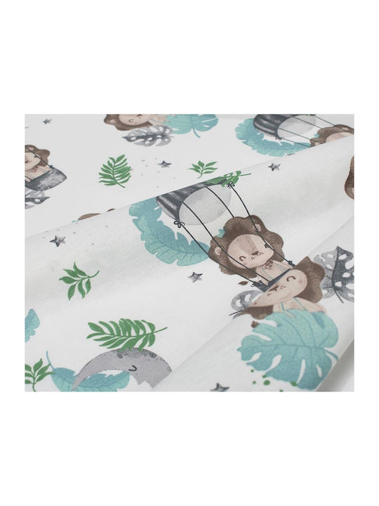 Dimcol Lion Cotton Changing Pad Green Green 80x80cm.