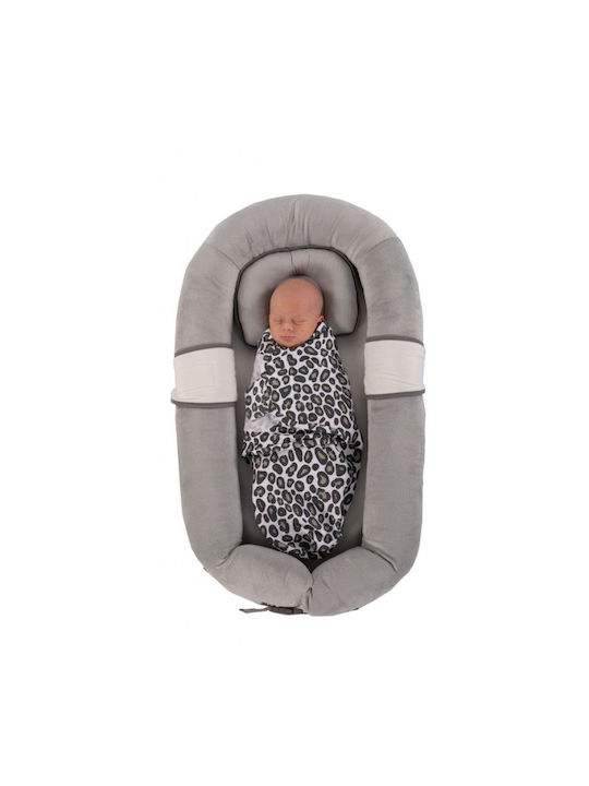Bo Jungle Muslin Brown Swaddle Blanket 15x25cm
