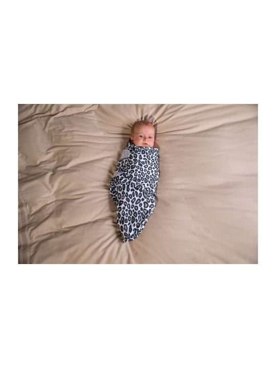 Bo Jungle Muslin Brown Swaddle Blanket 15x25cm