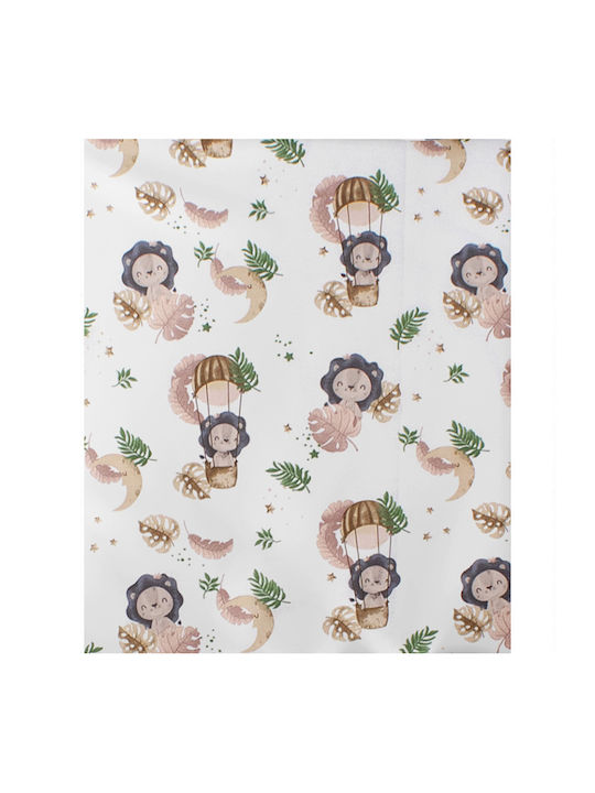 Dimcol Lion Σελτεδάκι Χασέ Beige 80x80εκ.