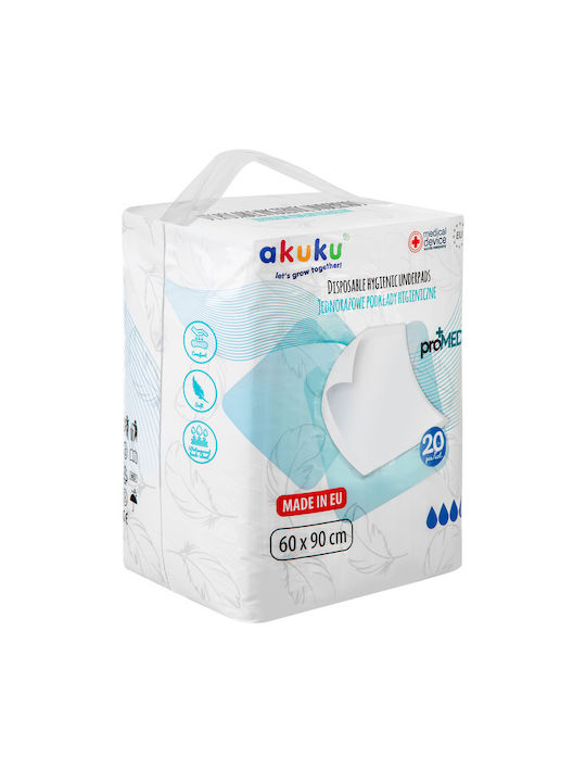 Akuku Disposable Changing Pads 60x90cm. 20pcs