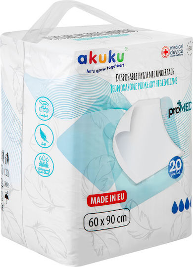 Akuku Σελτεδάκια μιας Χρήσης 60x90εκ. 20τμχ