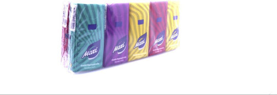Maxi 10 Packs Pocket Tissues 3 Ply