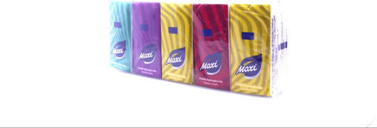 Maxi 10 Packs Pocket Tissues 3 Ply