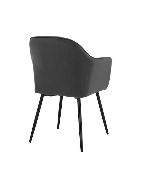 Sawyer Председки Трапезария плюшени Сив 2бр 53x60x76бр