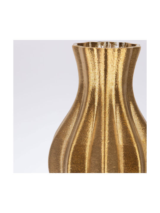 Διακοσμητικό Βάζο Porzellan Gold 3x3x35cm 1Stück