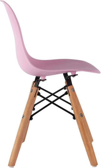 Παιδικές Καρέκλες Twist Kid Ροζ 30.5x33x59εκ. 4τμχ
