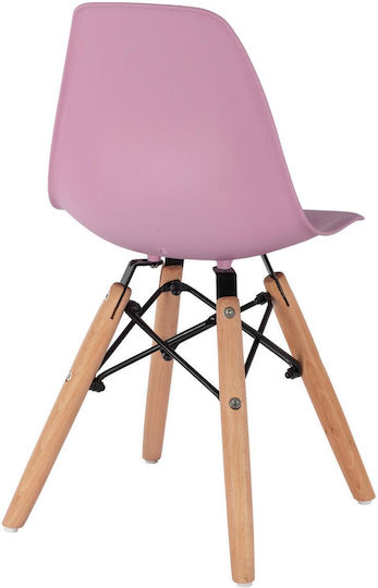 Παιδικές Καρέκλες Twist Kid Ροζ 30.5x33x59εκ. 4τμχ