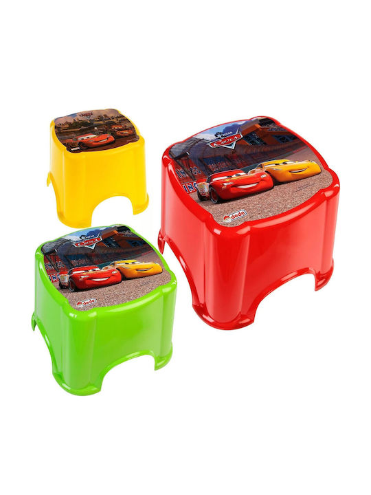 Детска Табуретка Cars Червен 26x26x20бр