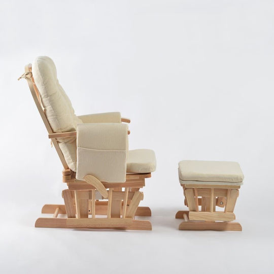 Neonato Sofia Scaun de asistență medicală cu Suport pentru picioare Natural W-TF05T