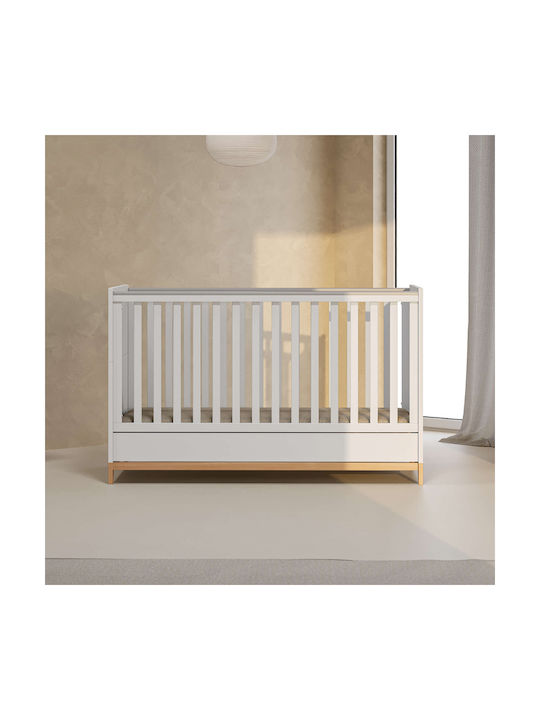 Casababy Zoom Σετ Βρεφικού Δωματίου με Κρεβάτι & Συρταριέρα Λευκό / Μπεζ