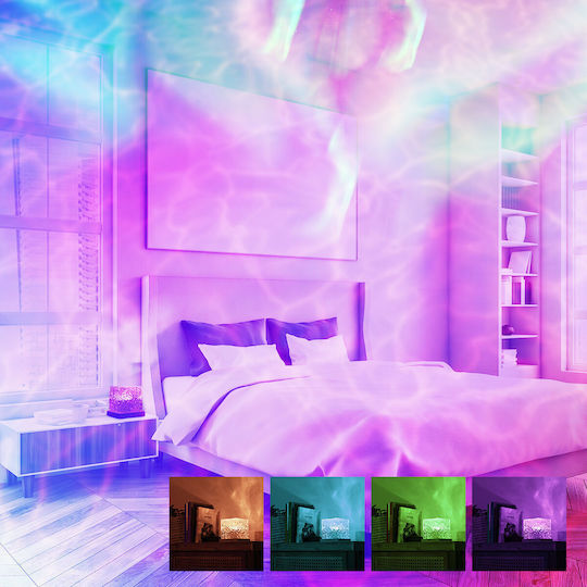 InnovaGoods Led Παιδικό Φωτιστικό Projector Αφής Πολύχρωμο 11.3x11.3x11.3εκ.