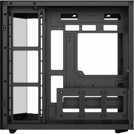 Xigmatek CUBI II Геймърско Midi Tower Компютърна Кутия с Страничен Прозорец Черна