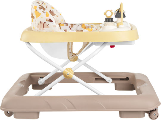 Kikka Boo Baby Walker with Music for 6+ Months Yellow
