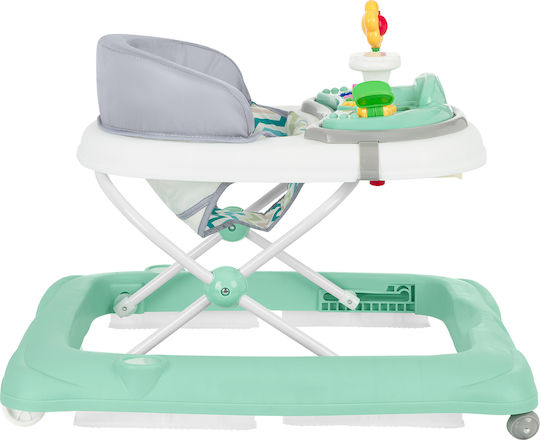 Kikka Boo Baby Walker with Music for 6+ Months Green