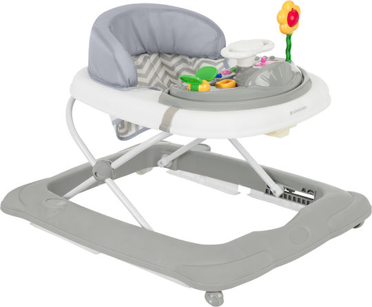 Kikka Boo Misty Baby Walker with Music for 6+ Months Gray