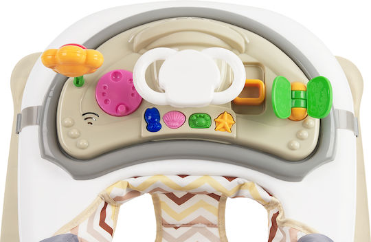 Kikka Boo Baby Walker with Music for 6+ Months Beige