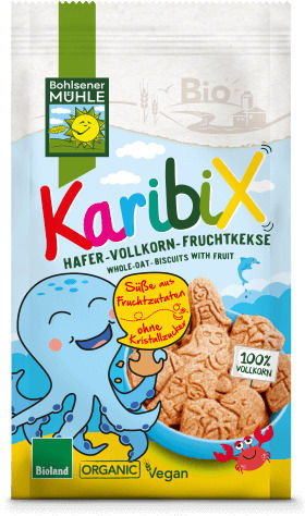 Bohlsener Mühle Biscuits Karibix with Flavor Fruits Sugar Free 125gr