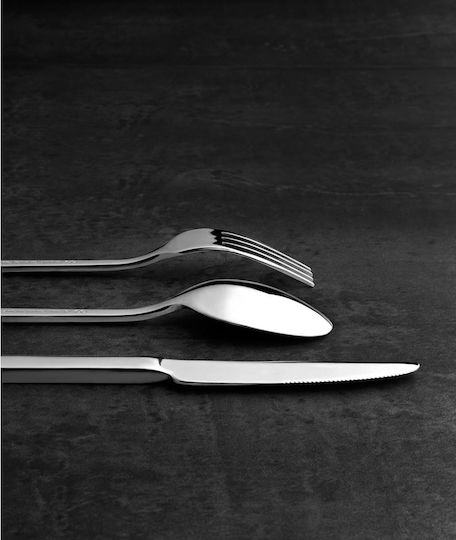 Yalco Set de Furculițe Fructe/Desert Inoxidabile Argintiu 18.5cm 6buc