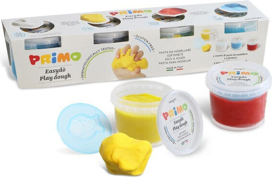Primo 4 Aluațe De Modelare Plasticină Pentru 3+ Ani