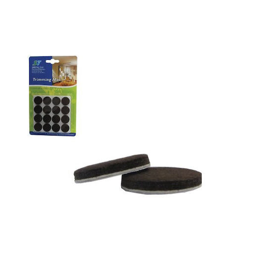 AGC Möbelschutz Rund Möbelsocken Runde mit Aufkleber und Durchmesser 20mm 32Stück 30501216