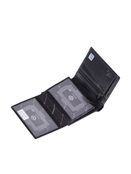 Portofel bărbătesc cu RFID Negru