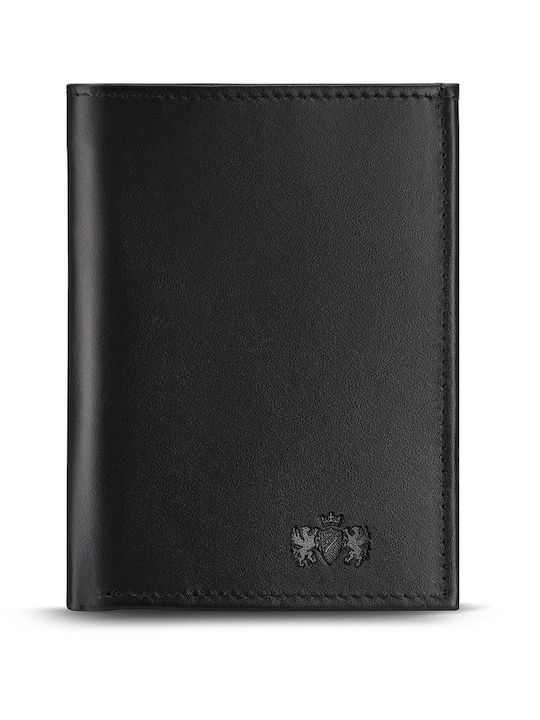 Leather Men's Wallet with RFID Black