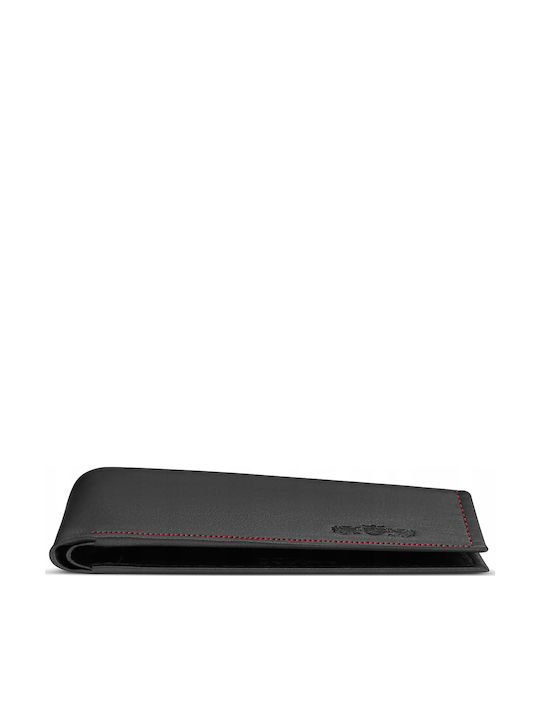 Leather Men's Wallet Cards with RFID Black
