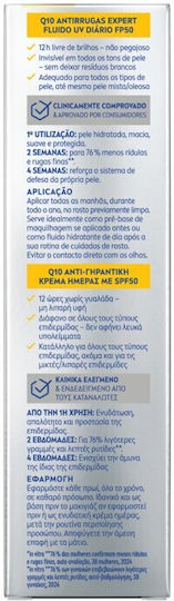 Nivea Q10 Triple Wrinkle Defense UV Αντιγηραντική Λεπτόρρευστη Κρέμα Προσώπου Ημέρας με SPF50 & Coenzyme Q10 40ml