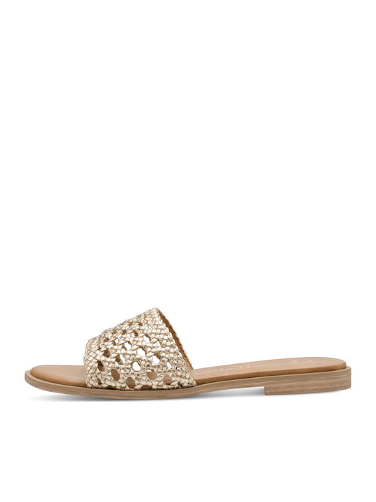 Women's Flat Sandals Anatomic in Gold Color
