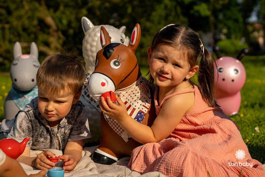 Sun Baby Hüpfer Pferd Bruno Für 3+ Jahre Braun 58cm
