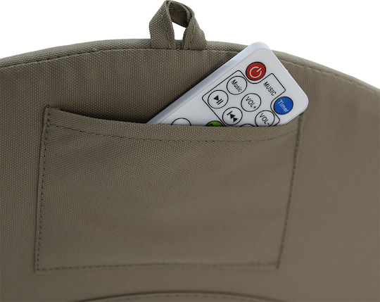 Bebe Stars Elektrisch Baby Relax Schaukel Snuggle mit Musik und Vibration Natural Beige für Kind bis 9kg