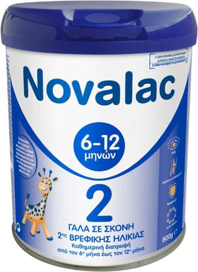 Novalac Milk Powder 2 for 6m++ Months 800gr