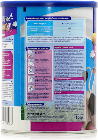 Frezyderm Milk Powder Gold Upgrade 3 for 10m++ Months 900gr