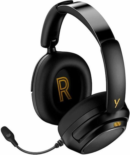 Yenkee YHP 21BT Ασύρματα Bluetooth Over Ear Ακουστικά με 80 ώρες Λειτουργίας Μαύρα
