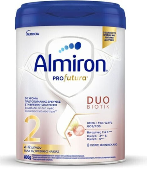 Nutricia Γάλα σε Σκόνη Almiron Profutura 2 για 6+ Μηνών 800gr