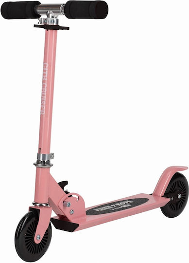 FreeOn Kinderroller Klappbar City Cruiser 2-Rad für 5+ Jahre Rosa